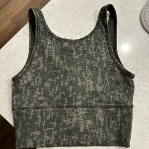 Lululemon camo sports bra